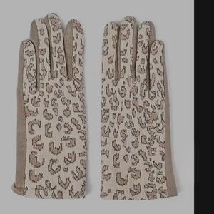 Leopard Print Women's Gloves